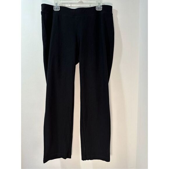 Eileen Fisher Pants - Eileen Fisher Black Straight-Leg Ponte Pants
